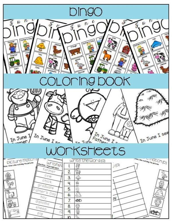 June Vocabulary Unit- for Students with Special Needs - Image 6