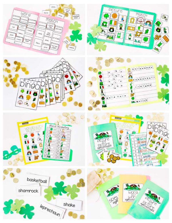 March Vocabulary Unit- for Students with Special Needs - Image 3