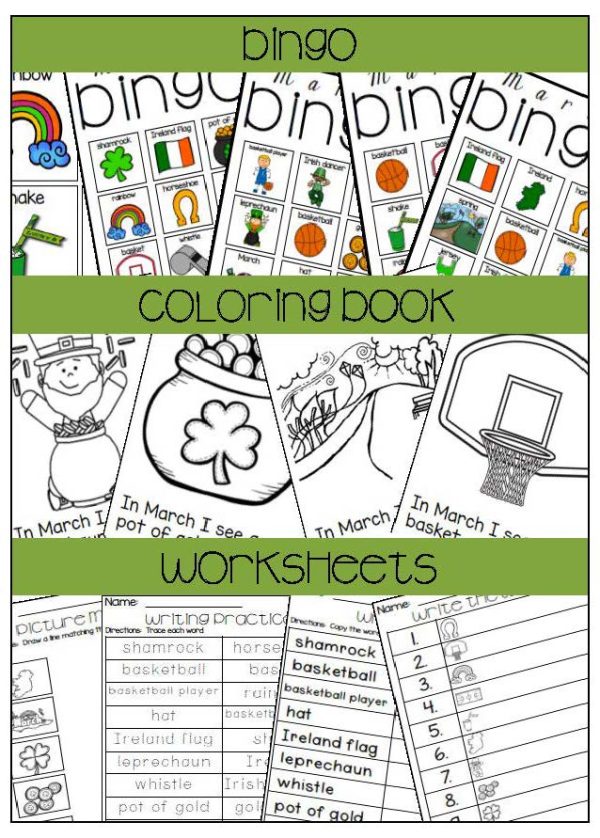 March Vocabulary Unit- for Students with Special Needs - Image 6