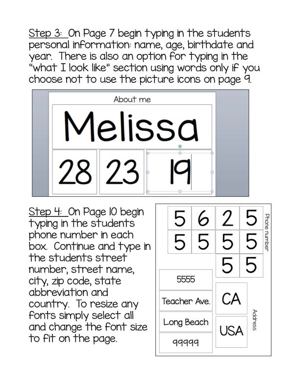 All About Me- Interactive Book (EDITABLE) - Image 6