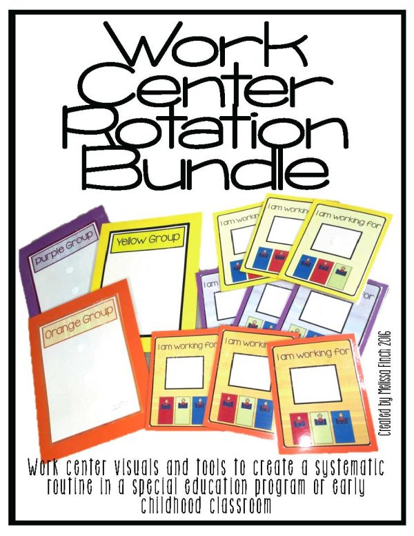 Work Center Rotation System- For Special Education Classroom