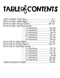 Work Center Rotation System- For Special Education Classroom » Autism ...