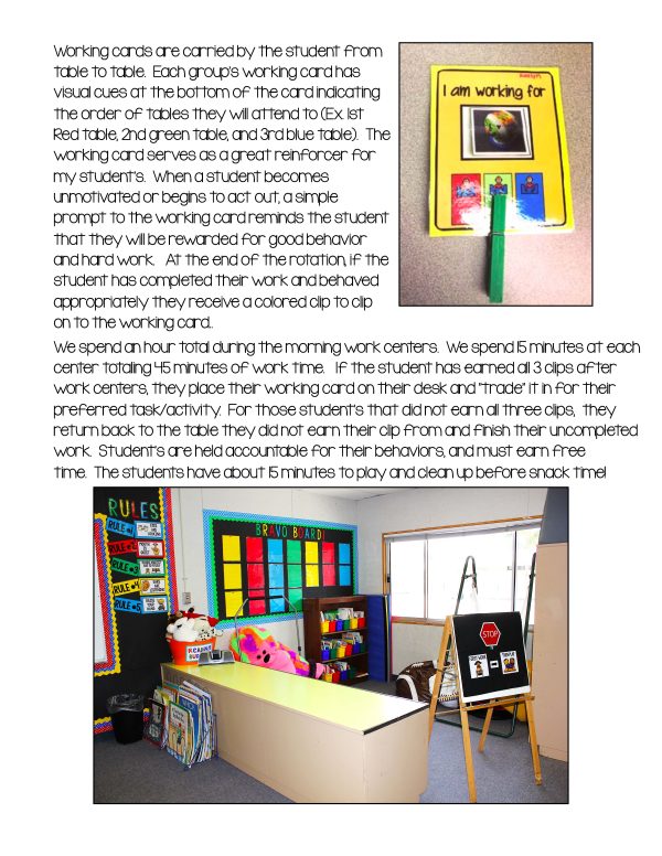 Work Center Rotation System- For Special Education Classroom - Image 5
