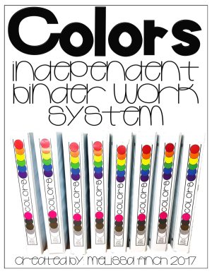 Colors- Binder Basics Work System