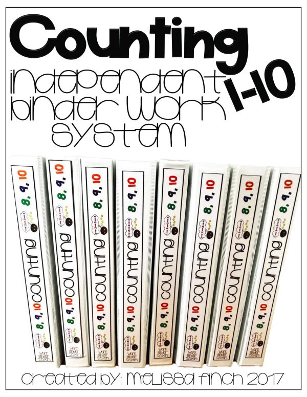 Counting to 10- Binder Basics Work System