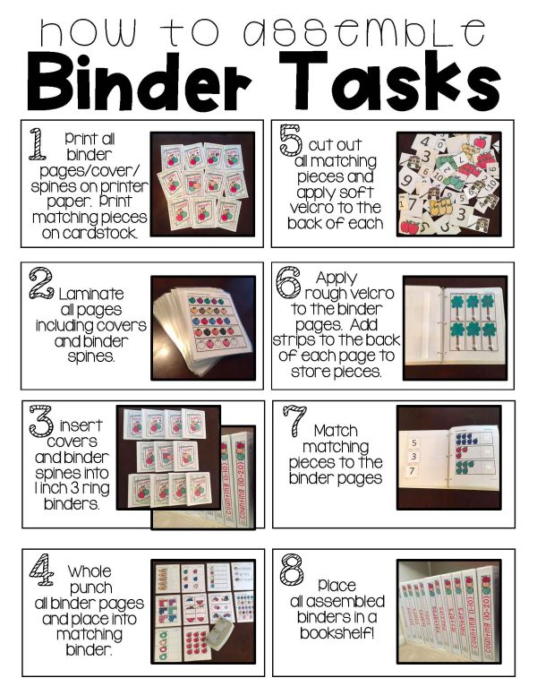 Counting to 10- Binder Basics Work System - Image 4