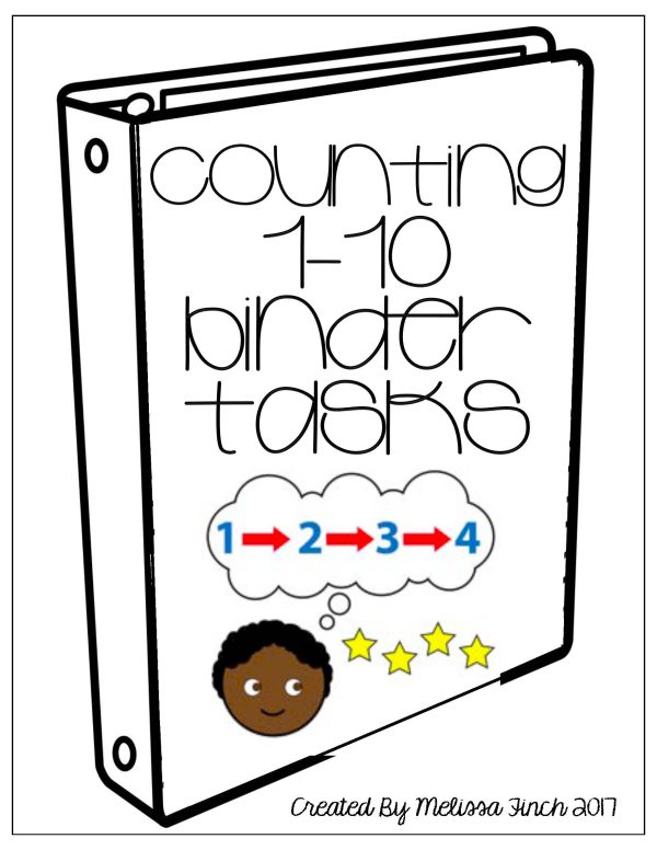 Counting to 10- Binder Basics Work System - Image 5
