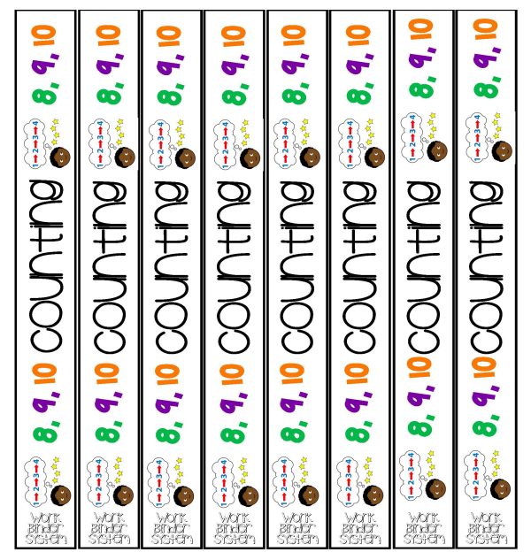 Counting to 10- Binder Basics Work System - Image 6