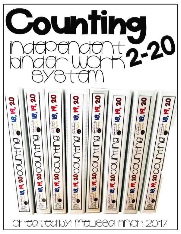 Counting to 20- Binder Basics Work System