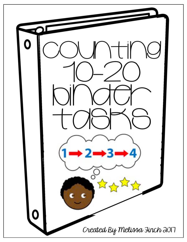 Counting to 20- Binder Basics Work System - Image 5
