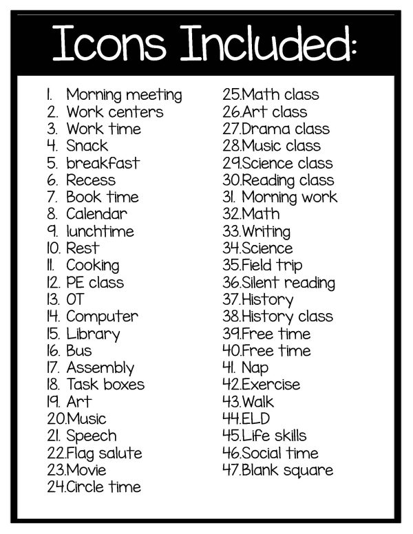 Visual Schedules Pack for Autism Program - Image 2