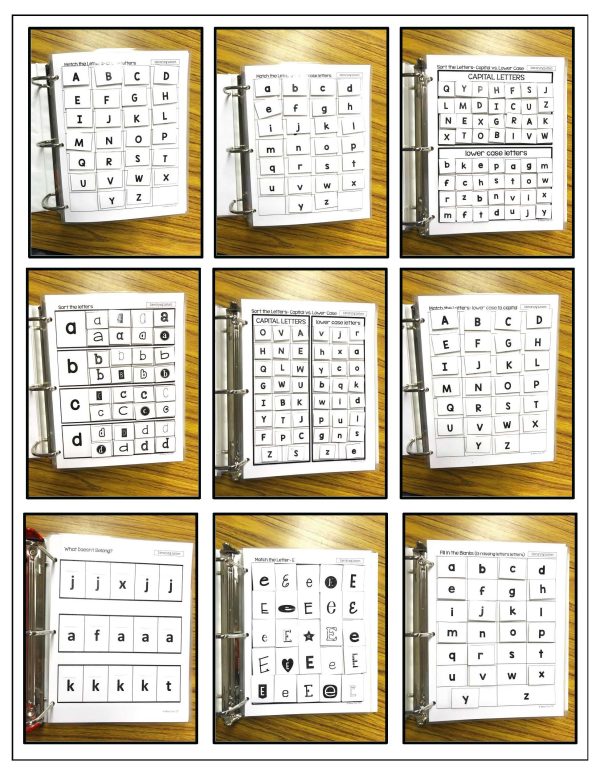 Identifying Letters- Binder Basics Work System - Image 3