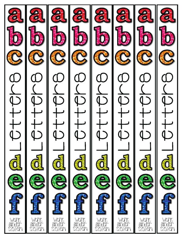 Identifying Letters- Binder Basics Work System - Image 6