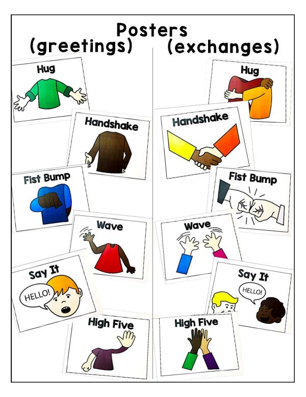 Morning Meeting Greeting Visuals for a Special Education Classroom ...