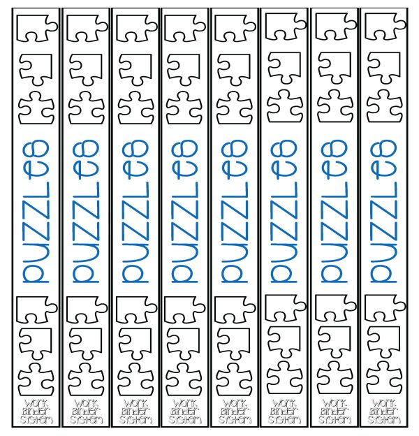 Puzzles- Binder Basics Work System - Image 6
