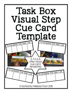 Task Analysis Visual For Asd Task Box Visual Directions Templates- For Autism Programs » Autism ...