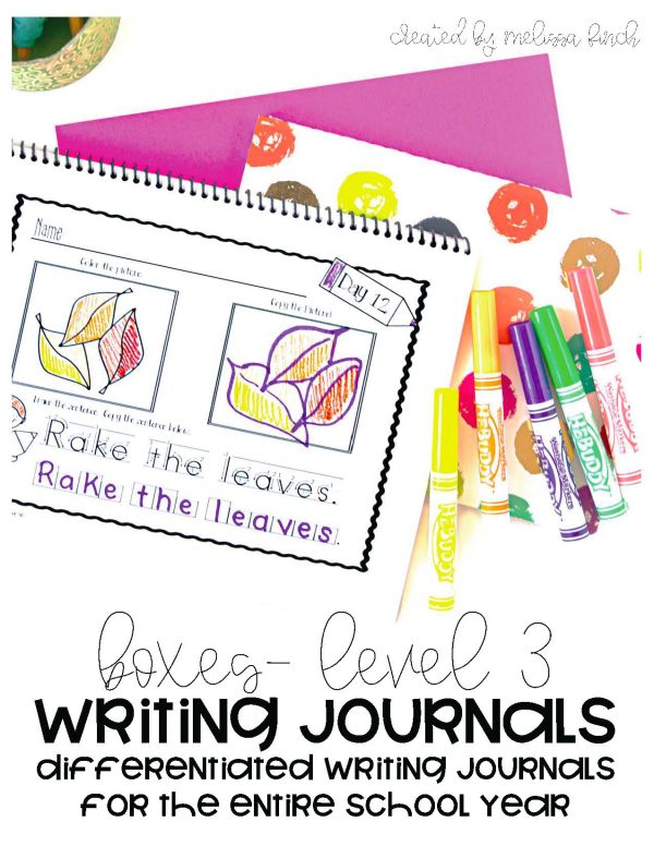 Differentiated Writing Curriculum- Level 3 (boxes)