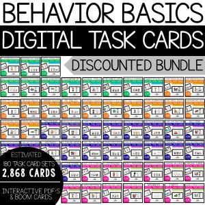 Behavior Basics Digital Task Cards Bundle