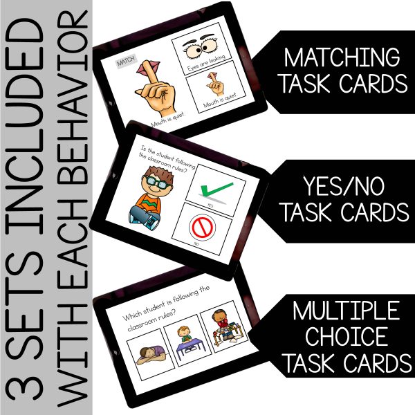 Behavior Basics Digital Task Cards Bundle - Image 2