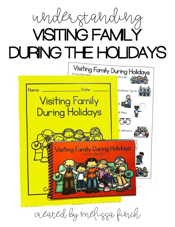 Visiting Family During Holidays- Social Narrative for Students with Autism