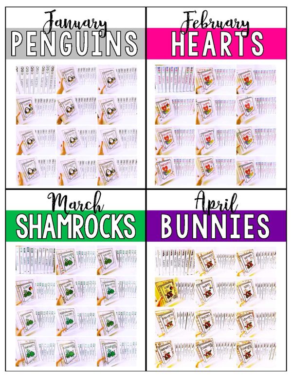 Monthly Themed Binder Sets (DISCOUNTED BUNDLE) - Binder Basics Work System - Image 3