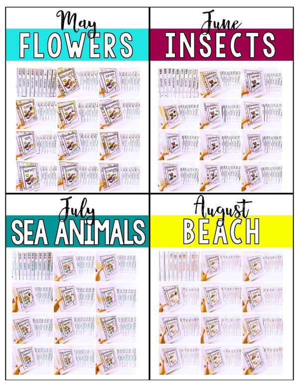 Monthly Themed Binder Sets (DISCOUNTED BUNDLE) - Binder Basics Work System - Image 4