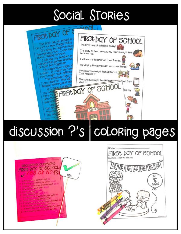 First Day of School- Behavior Basics Extension Lessons - Image 3