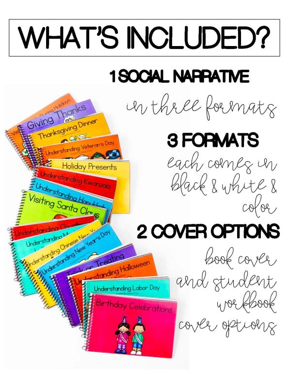 Holiday Bundle- Social Narratives for Students with Special Needs - Image 2