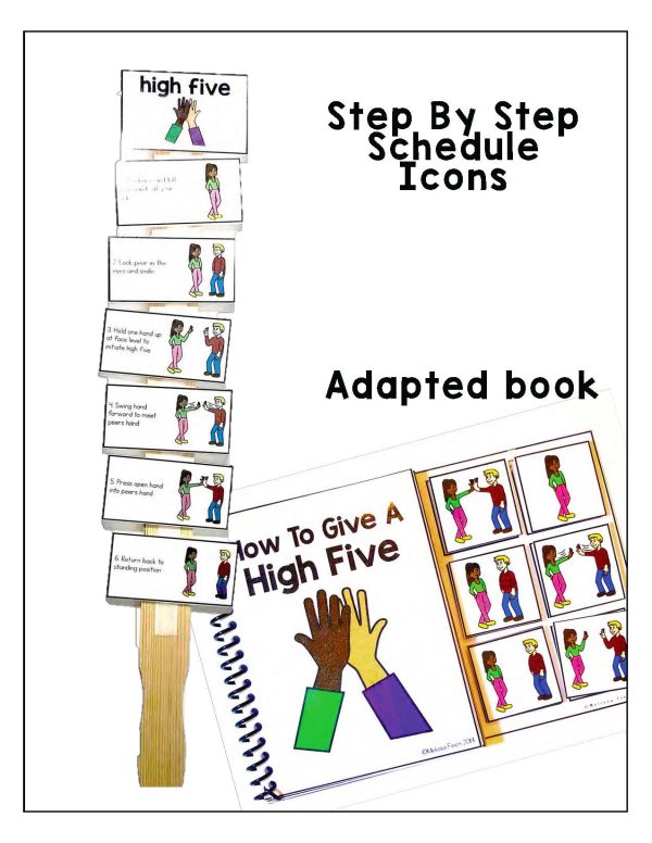How to Give a High Five- Morning Meeting Greeting Visuals - Image 3