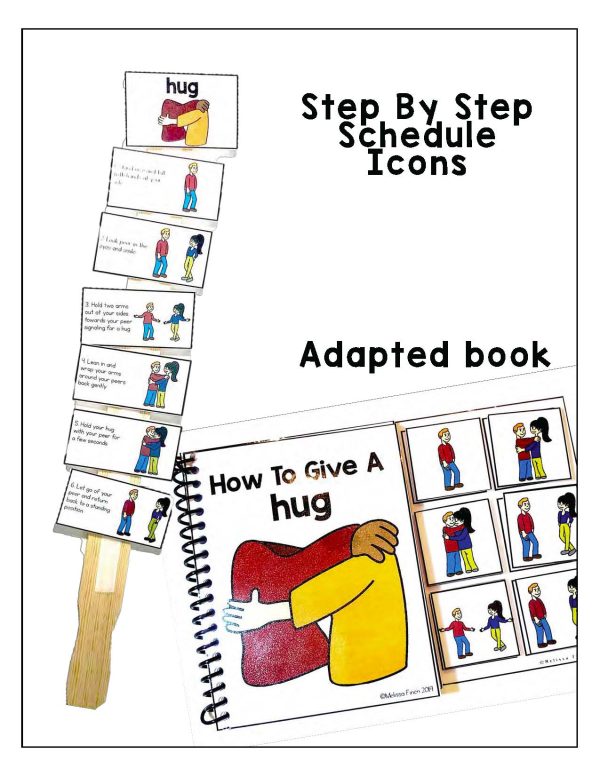 How to Give a Hug- Morning Meeting Greeting Visuals - Image 3