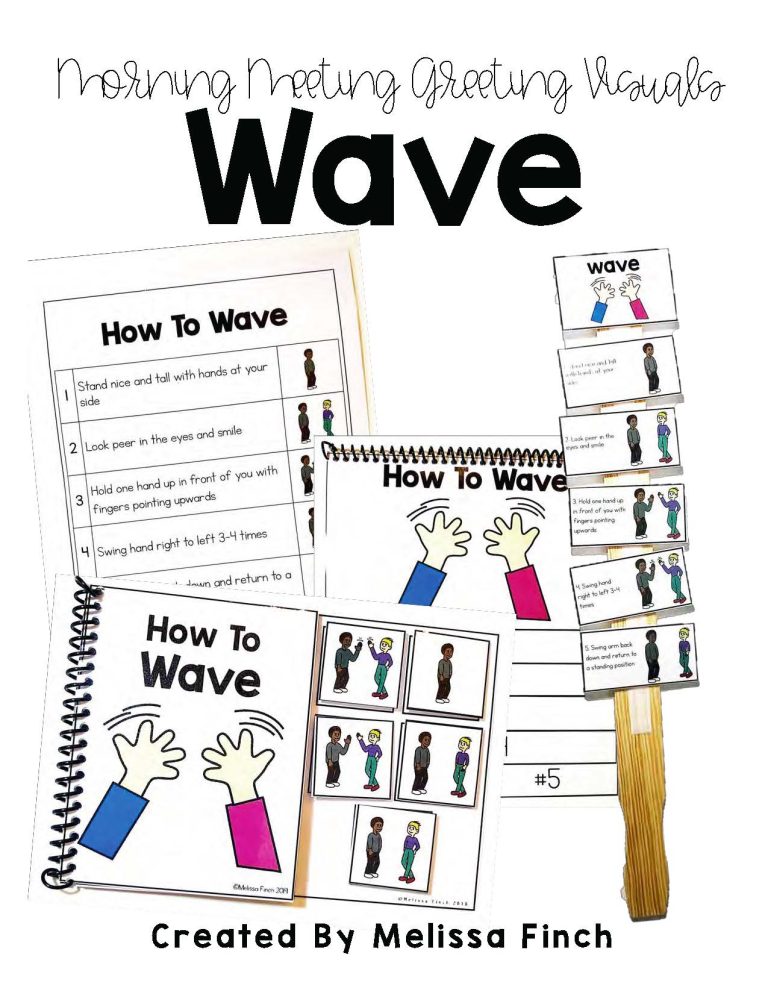 How to Wave- Morning Meeting Greeting Visuals
