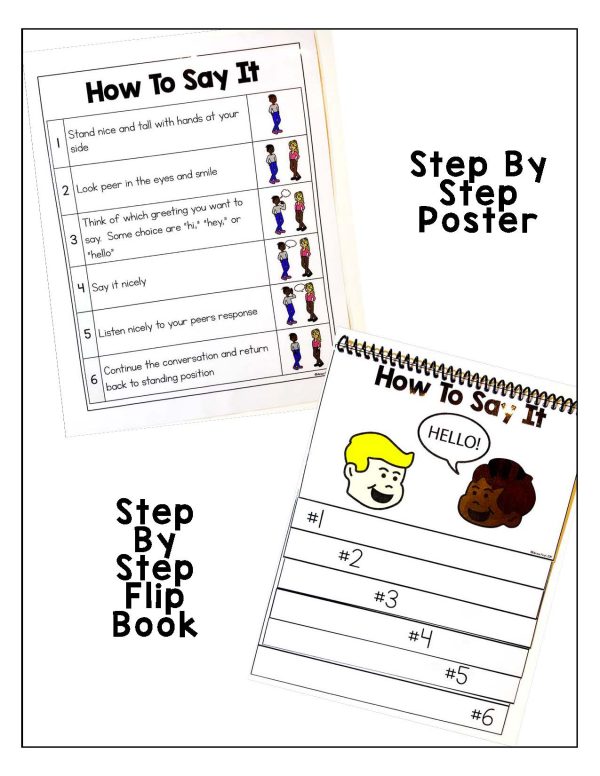 How to Say It- Morning Meeting Greeting Visuals - Image 2