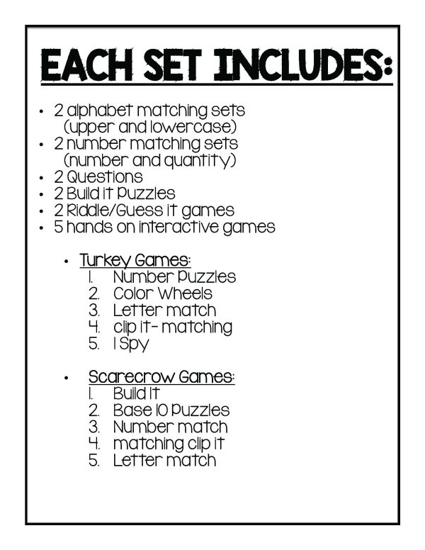 Interactive Bulletin Board Set- NOVEMBER - Image 9