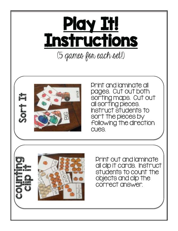 Interactive Bulletin Board Set- OCTOBER - Image 5