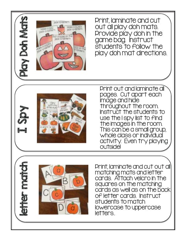 Interactive Bulletin Board Set- OCTOBER - Image 6