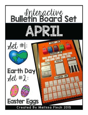 Interactive Bulletin Board Set- April