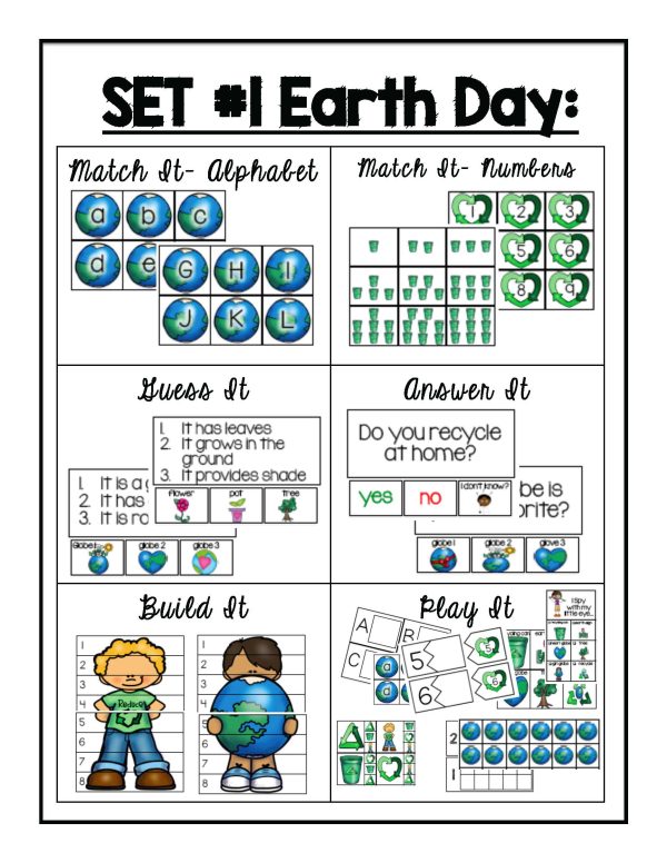 Interactive Bulletin Board Set- April - Image 3