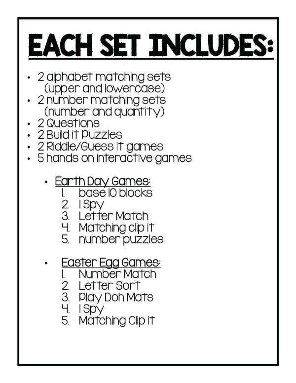 Interactive Bulletin Board Set- April - Image 9