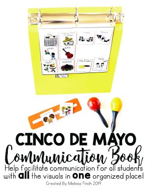 Cinco De Mayo Holiday Communication Book/Board
