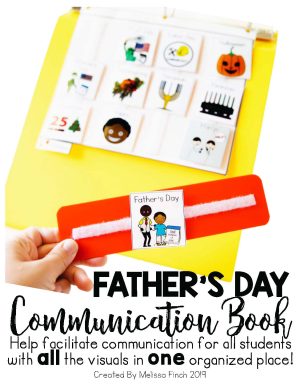Father's Day Holiday Communication Book/Board