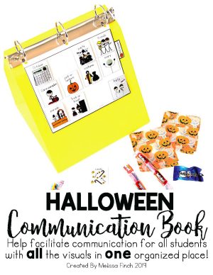 Halloween Holiday Communication Book/Board