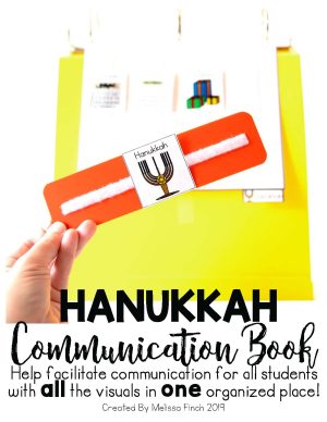 Hanukkah Holiday Communication Book/Board