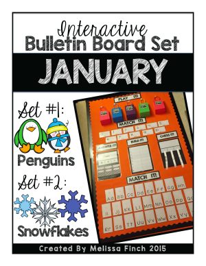 Interactive Bulletin Board Set- JANUARY