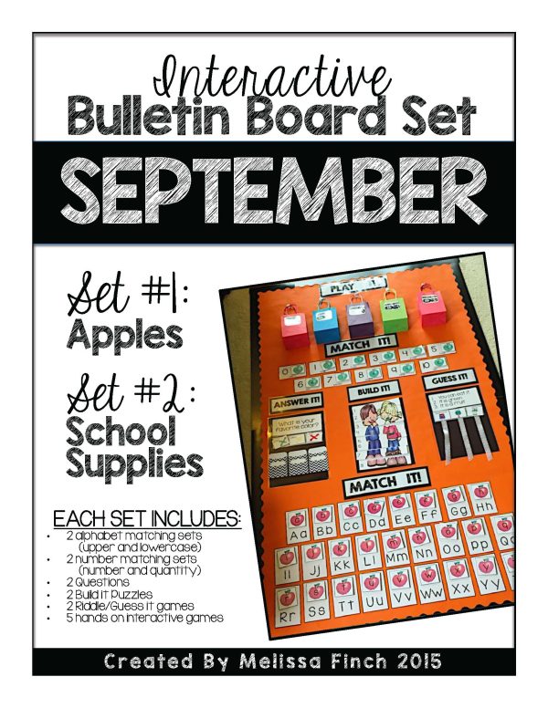 Interactive Bulletin Board Set- SEPTEMBER