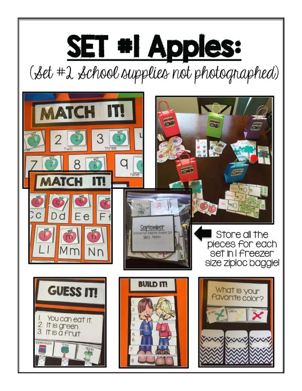 Interactive Bulletin Board Set- SEPTEMBER - Image 3