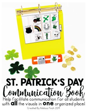 St. Patrick's Day Holiday Communication Book/Board