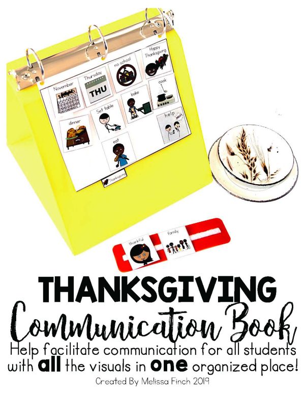 Thanksgiving Holiday Communication Book/Board