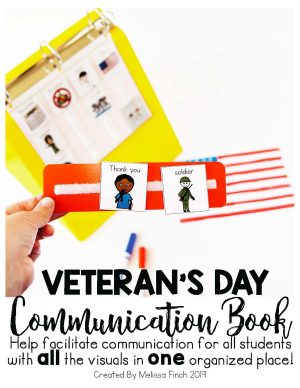Veteran's Day Holiday Communication Book/Board