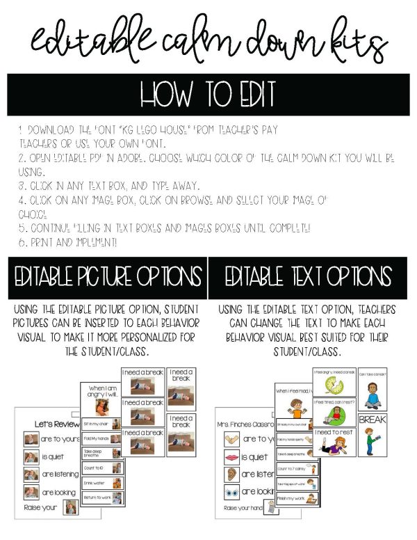 SPANISH Calm Down Kit- The Primary Grade Bundle - Image 4