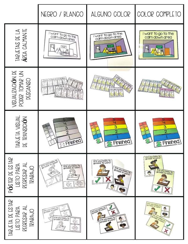 SPANISH Calm Down Kit- The Primary Grade Bundle - Image 14